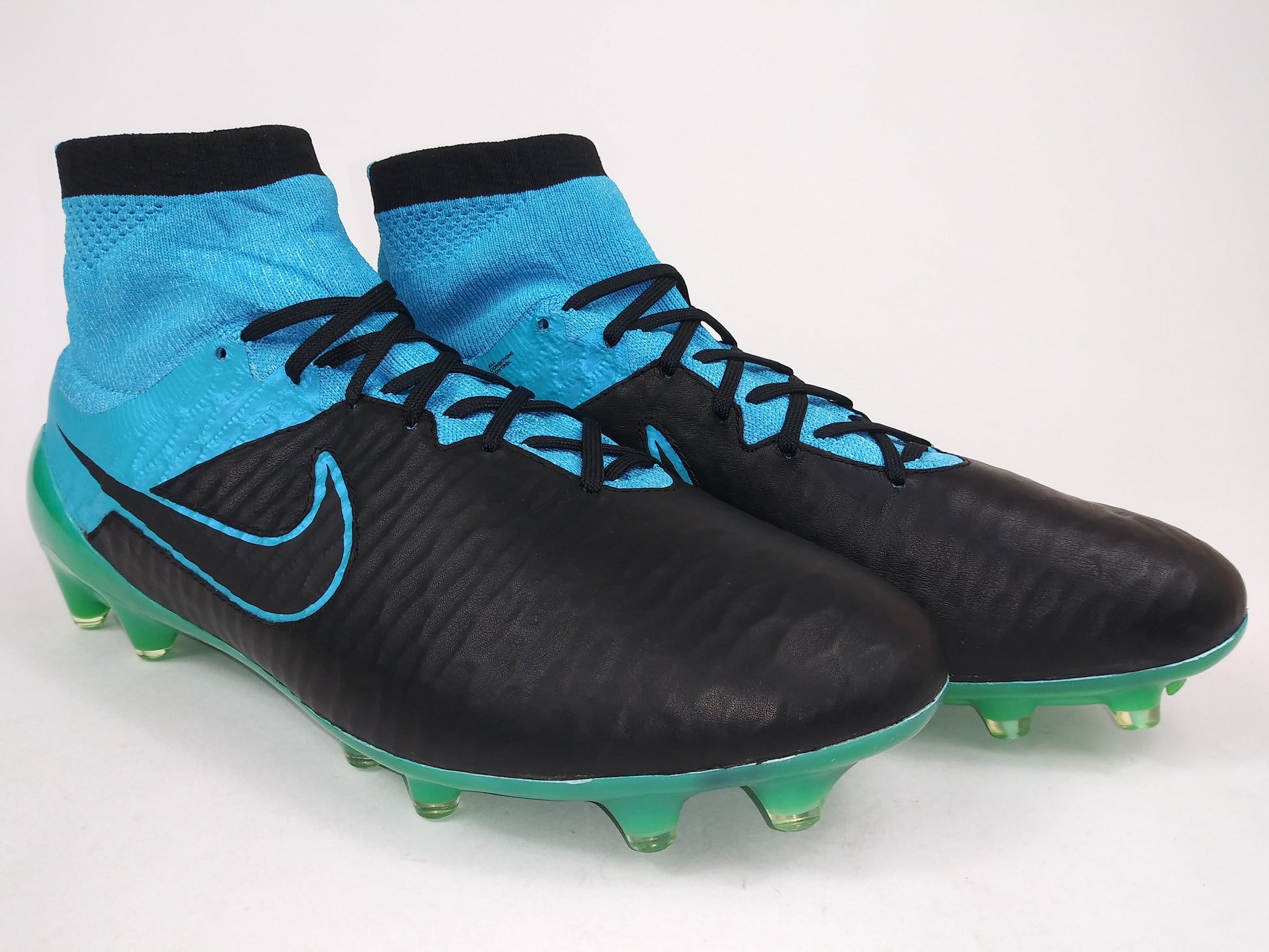svindler Låse akademisk Nike Magista OBRA FG TC Leather Black Blue – Villegas Footwear
