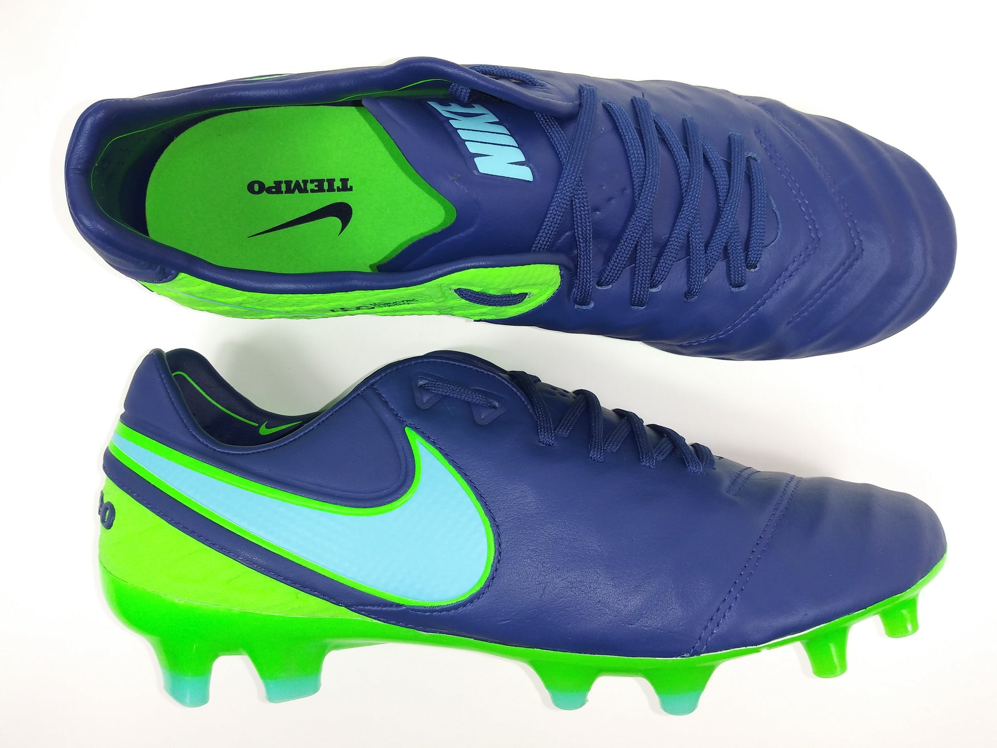 porselein roestvrij Beheer Nike Tiempo Legend VI FG Navy Green – Villegas Footwear