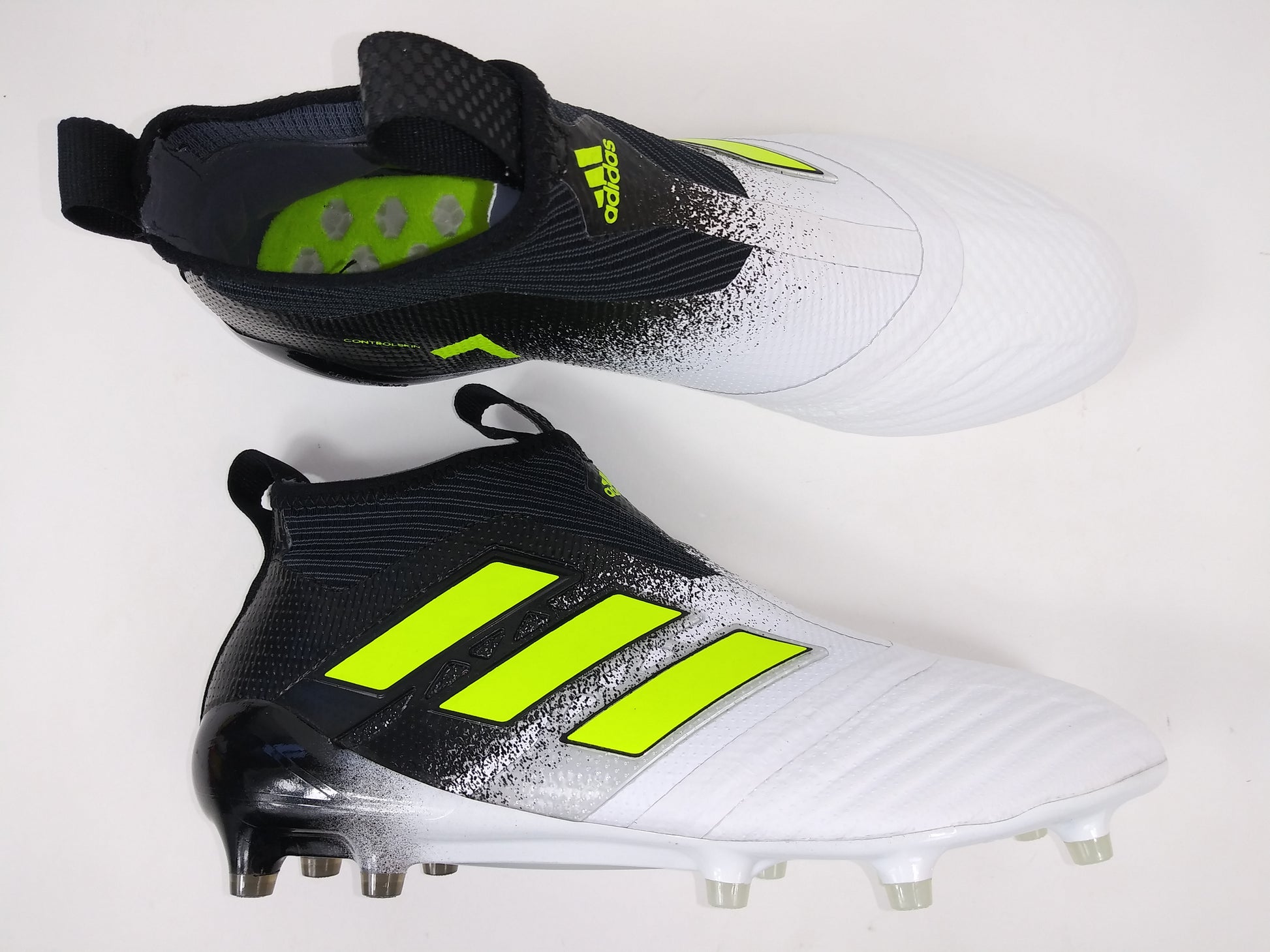 No complicado dividir fluctuar Adidas Ace 17+ Purecontrol FG White Black – Villegas Footwear