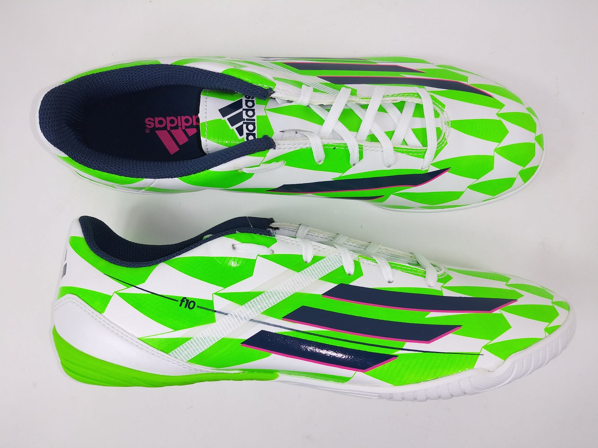 Adidas F10 Indoor White Green – Villegas