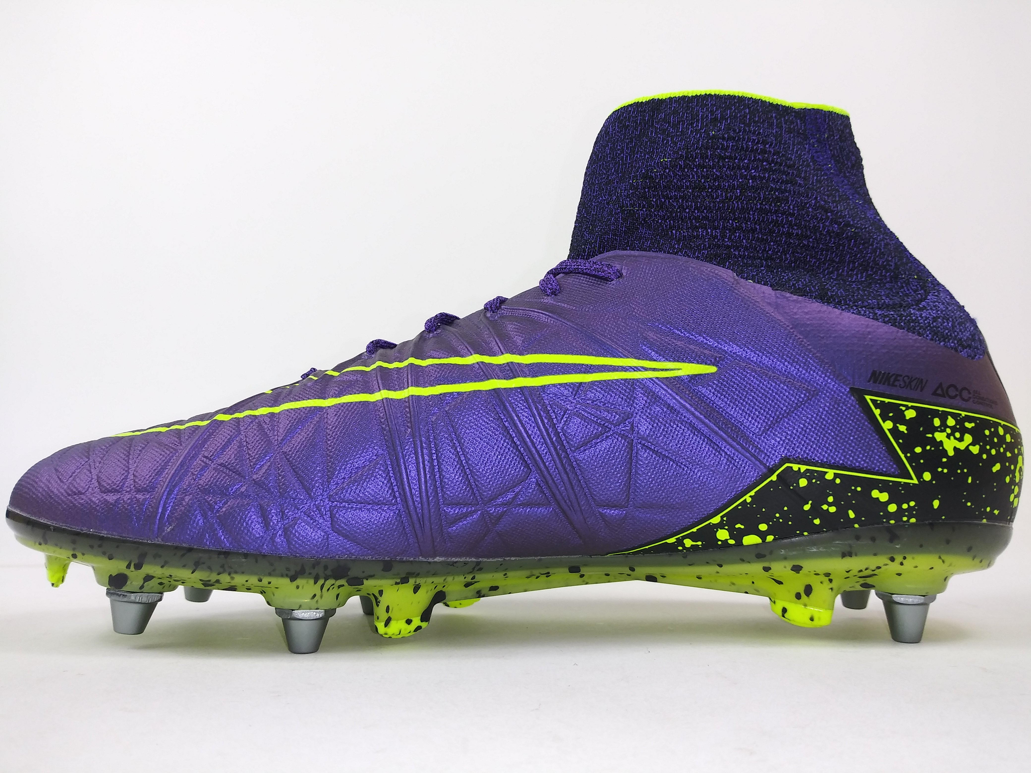 purple hypervenom sock boots