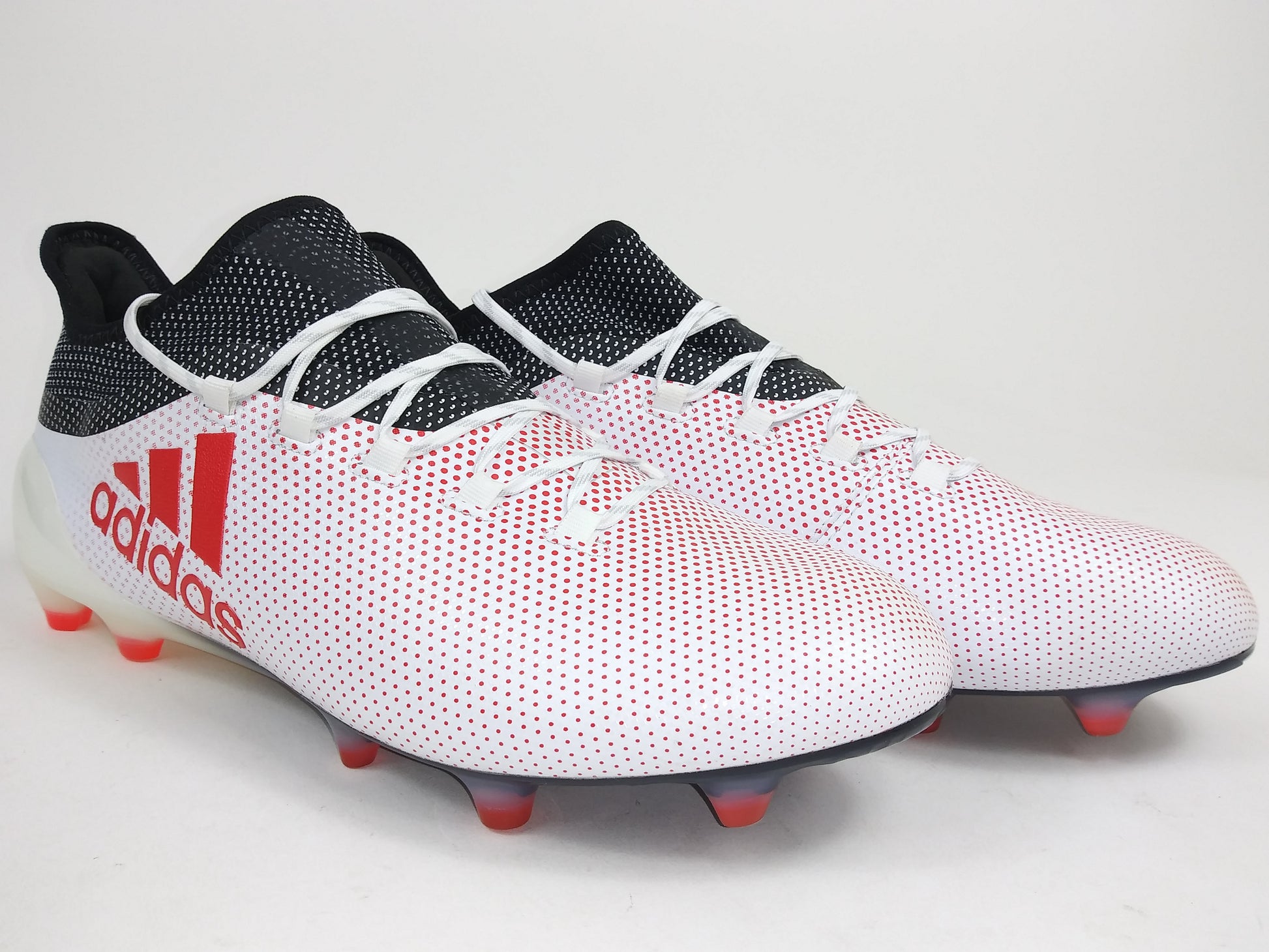 beneficioso Lengua macarrónica nacido Adidas X 17.1 FG White Red – Villegas Footwear