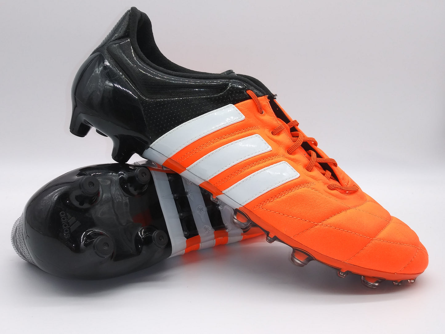 werkgelegenheid Dusver Ringlet Adidas ACE 15.1 FG/AG Leather Orange Black – Villegas Footwear