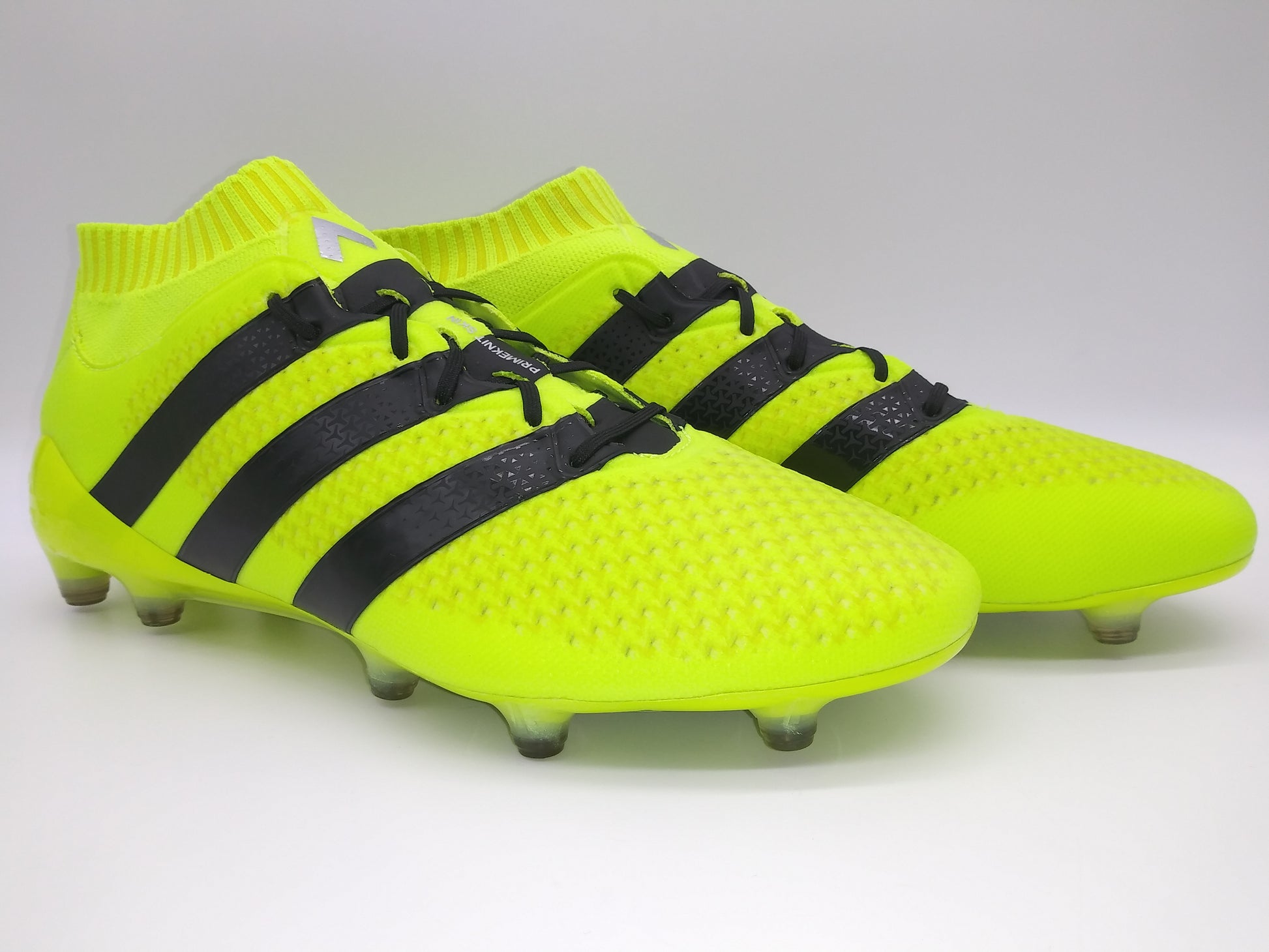 Absay con las manos en la masa ironía Adidas ACE 16.1 Primeknit FG Yellow Black – Villegas Footwear