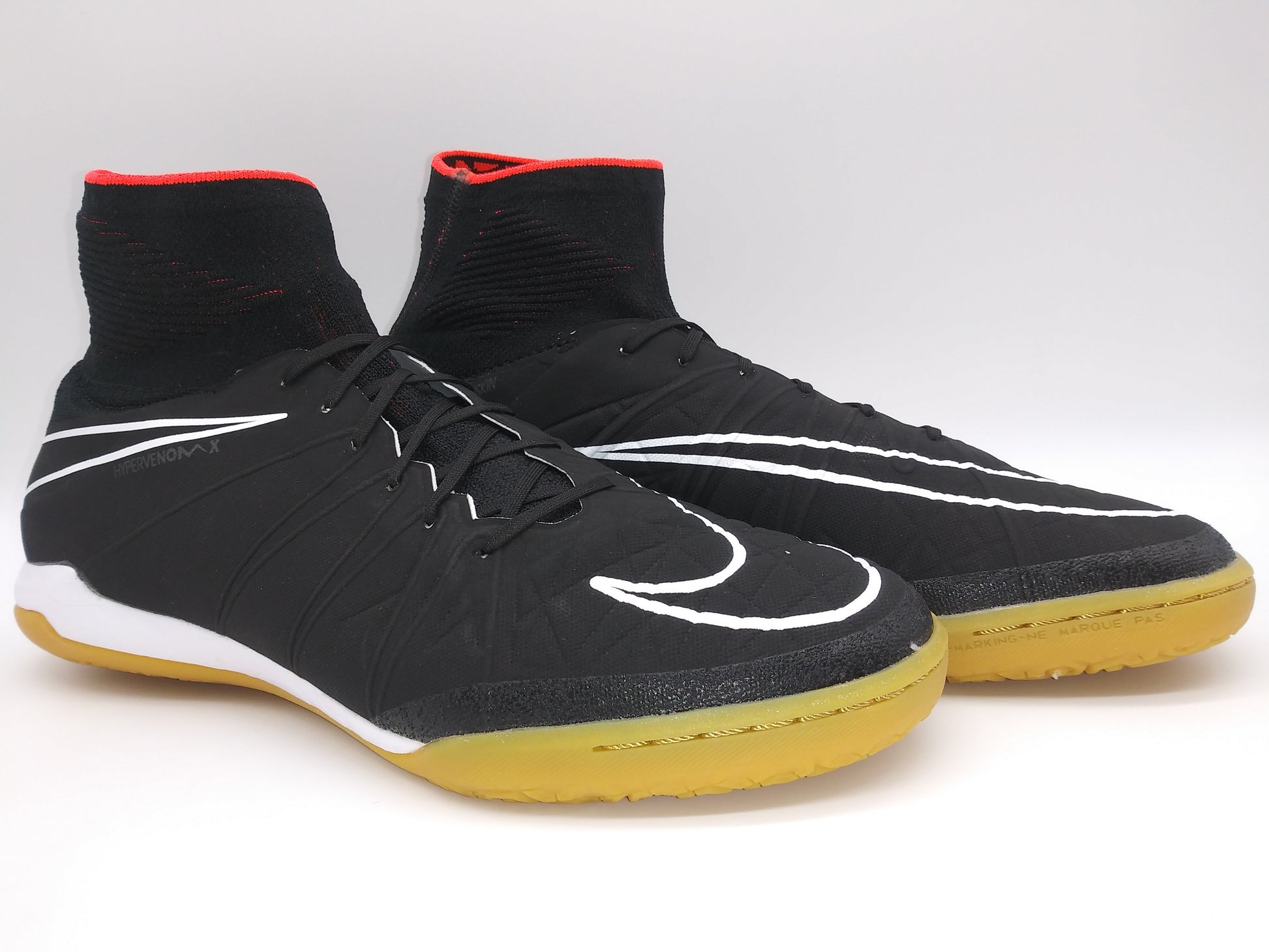 completar alto Tierra Nike Hypervenomx Proximo IC Black White – Villegas Footwear