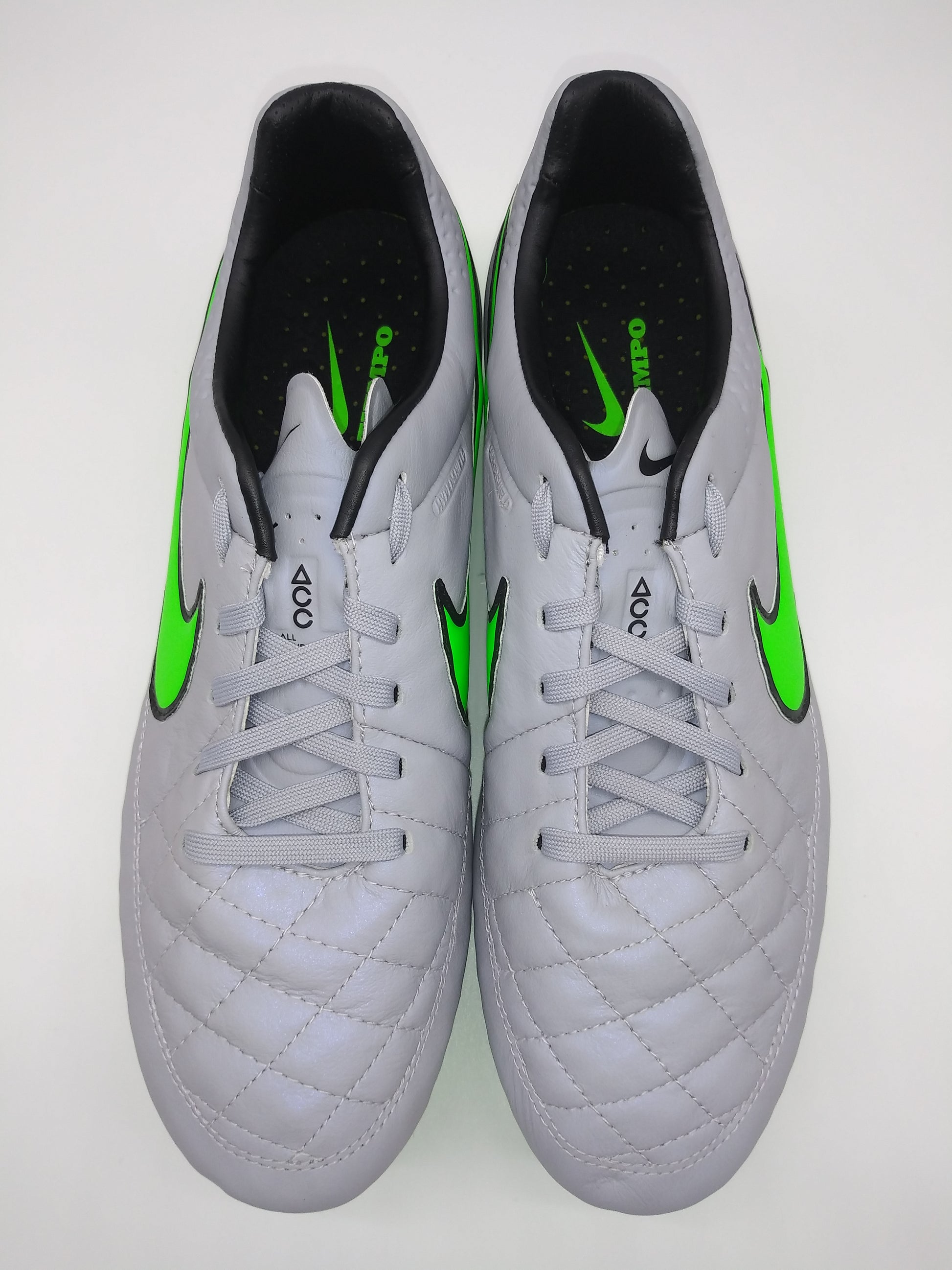 jam hoe te gebruiken Stationair Nike Tiempo Legend V SG-Pro Gray Green – Villegas Footwear