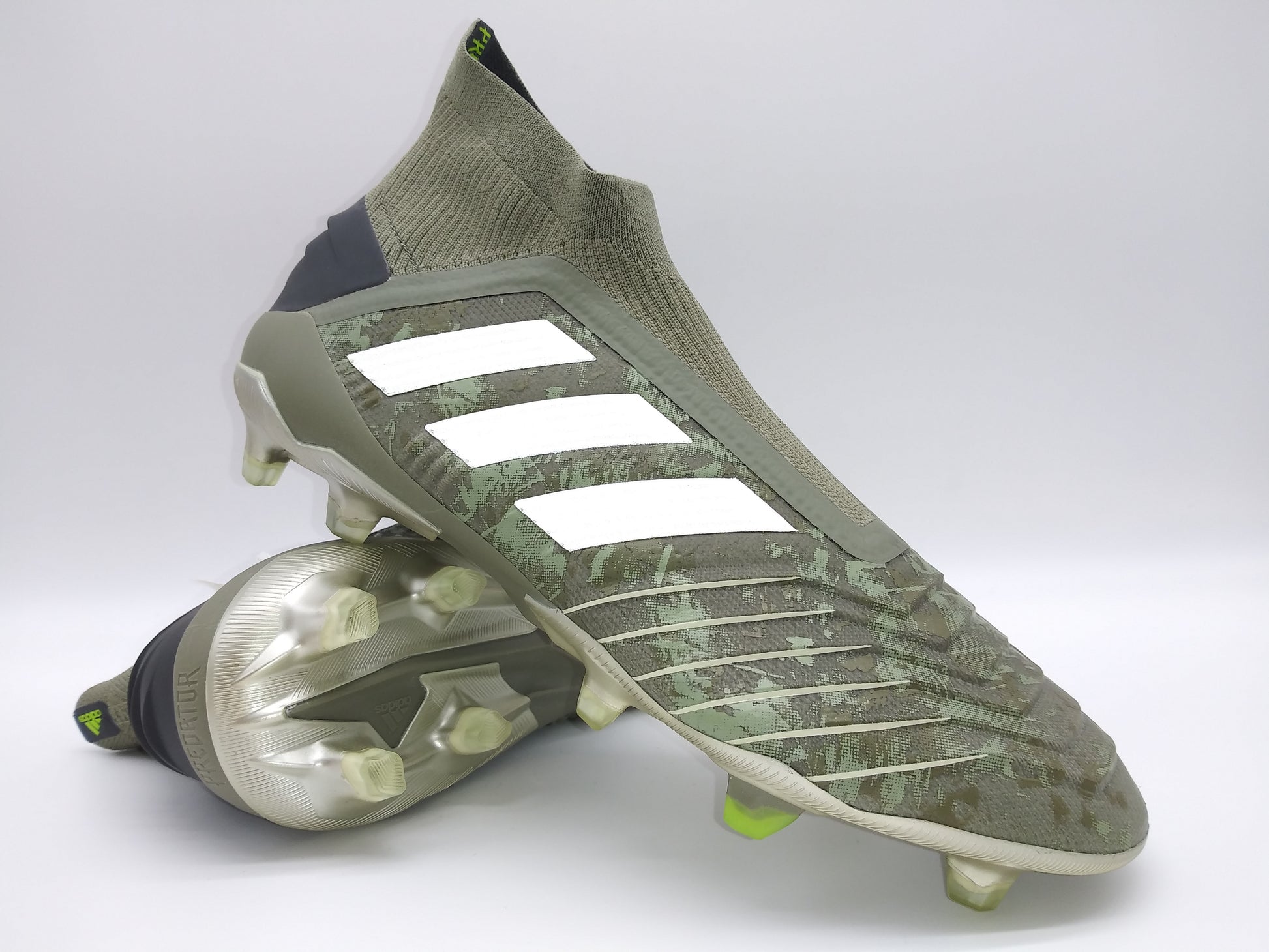 mi tsunami reunirse Adidas Predator 19+ FG Green White Soccer Cleats – Villegas Footwear