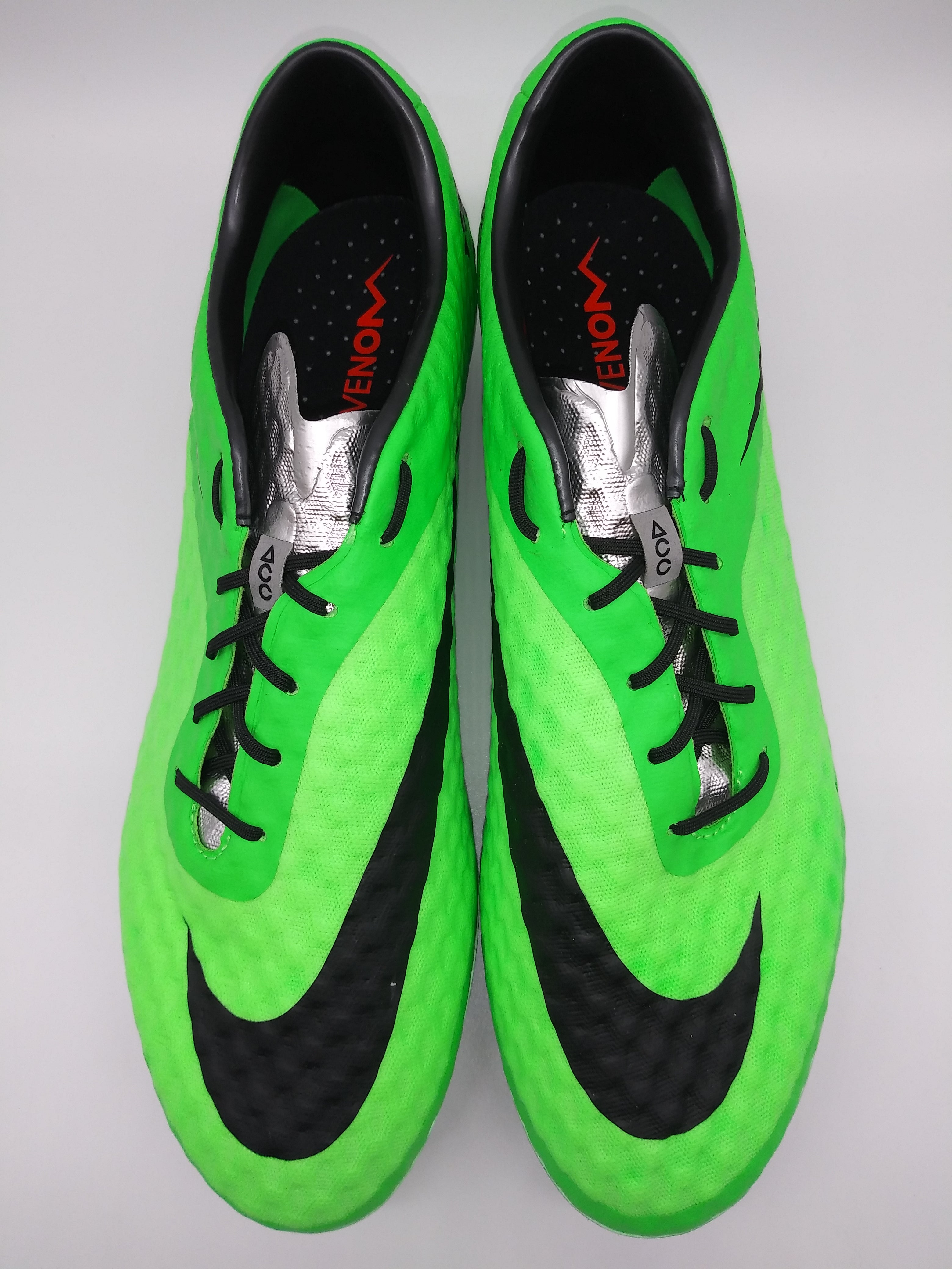 nike hypervenom phantom green black