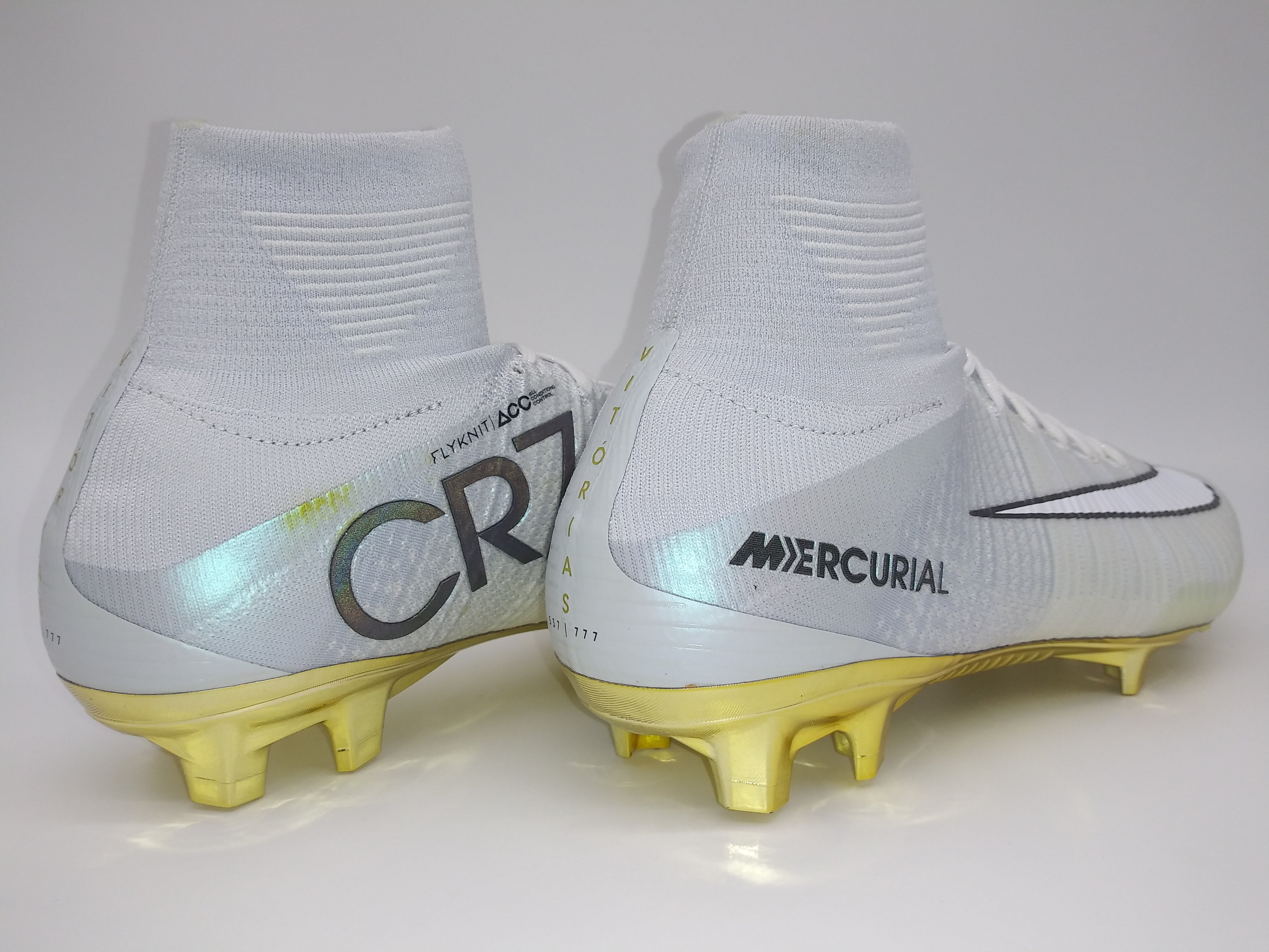 nike mercurial superfly white and gold