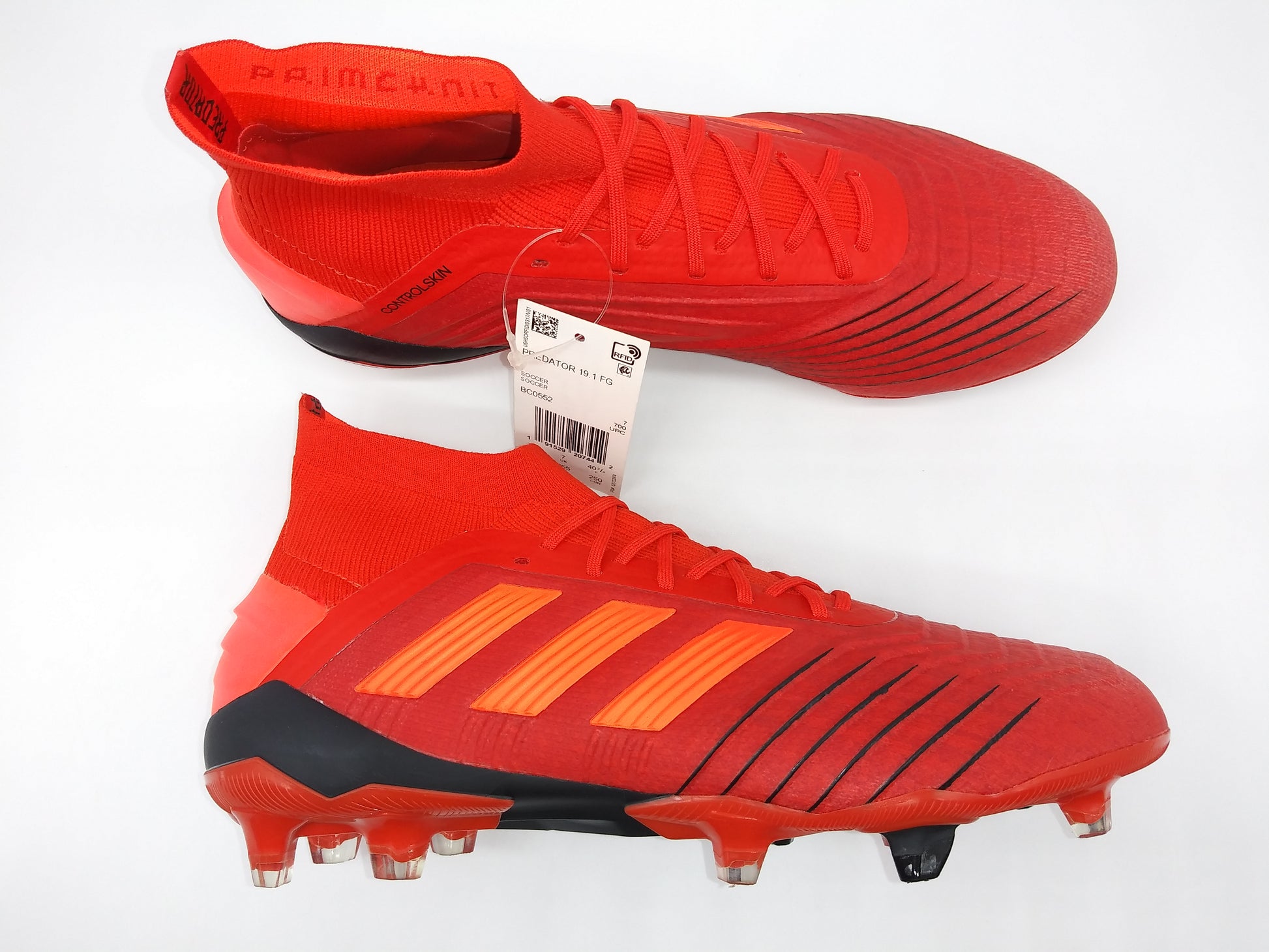 Overeenstemming Nucleair Nachtvlek Adidas Predator 19.1 FG Red Black Soccer Cleats – Villegas Footwear