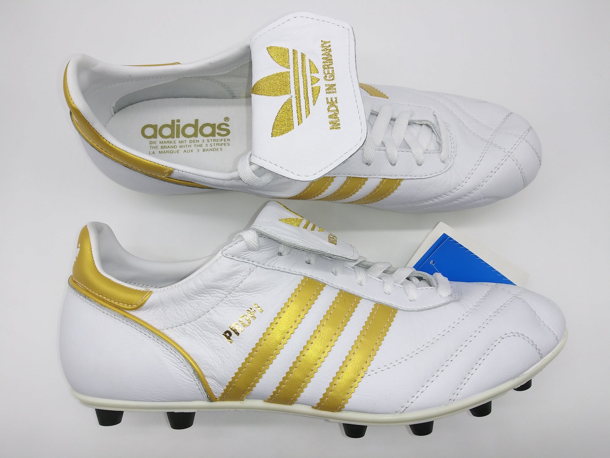 Adidas Profi Liga White Gold Villegas Footwear
