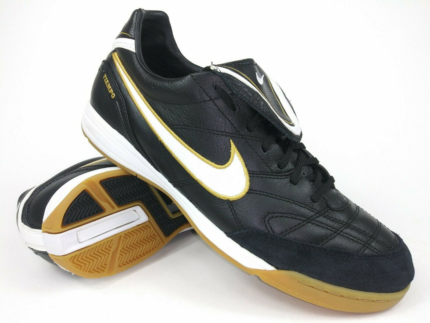 Perpetuo Relativo decidir Nike Tiempo lll IC Indoor Shoes Black Gold – Villegas Footwear