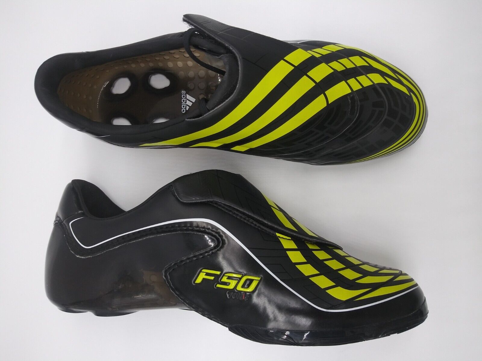 Adidas F50.9 Black Yellow(Skin and only,not Villegas Footwear