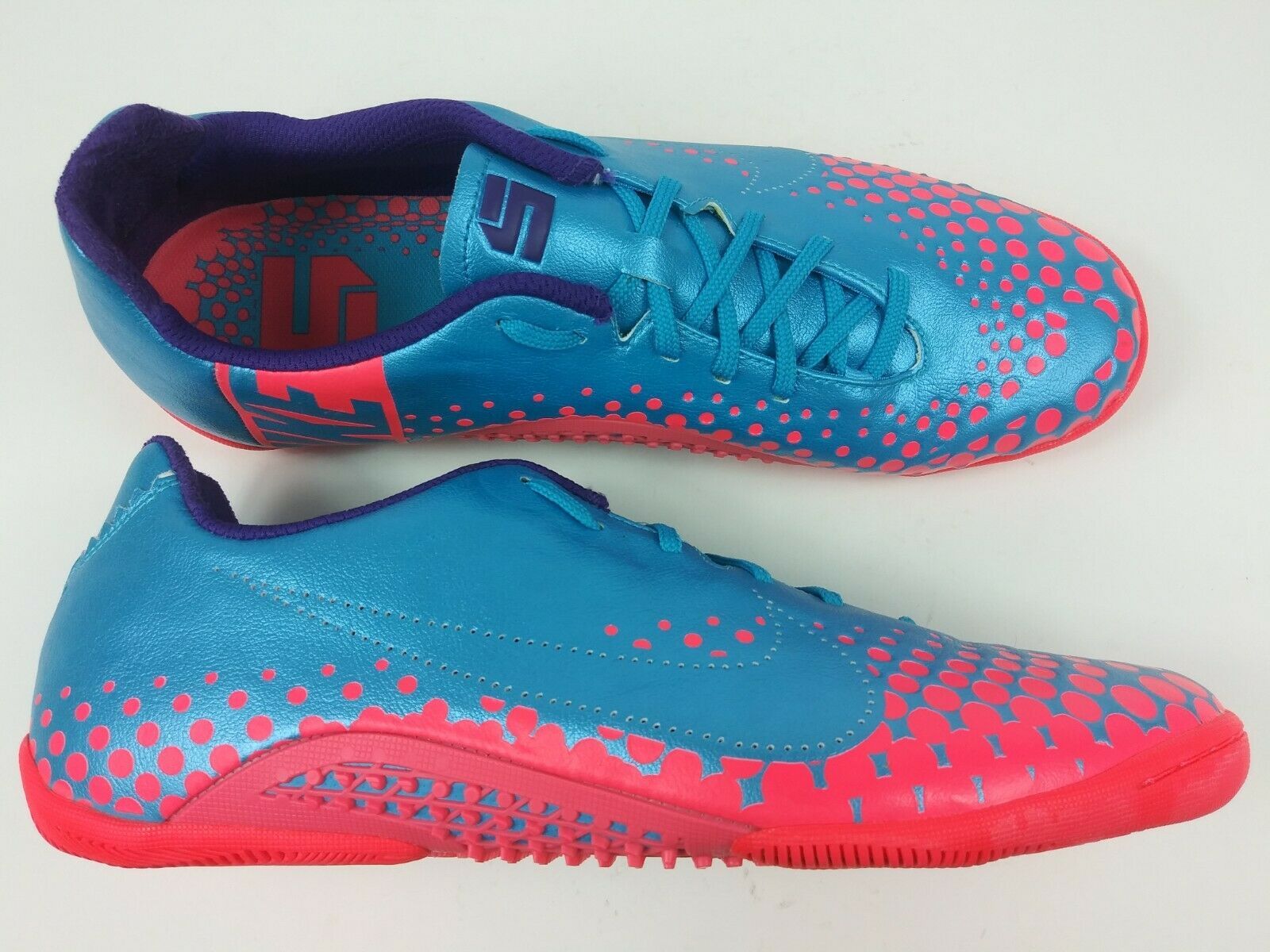 Nike5 Elastico Finale Indoor Shoes Blue Pink –