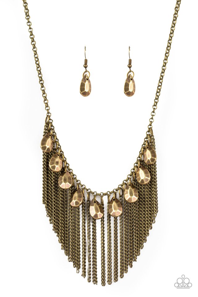 Paparazzi Accessories - To Coin a Phrase - Brass Necklaces – Lady T  Accessories