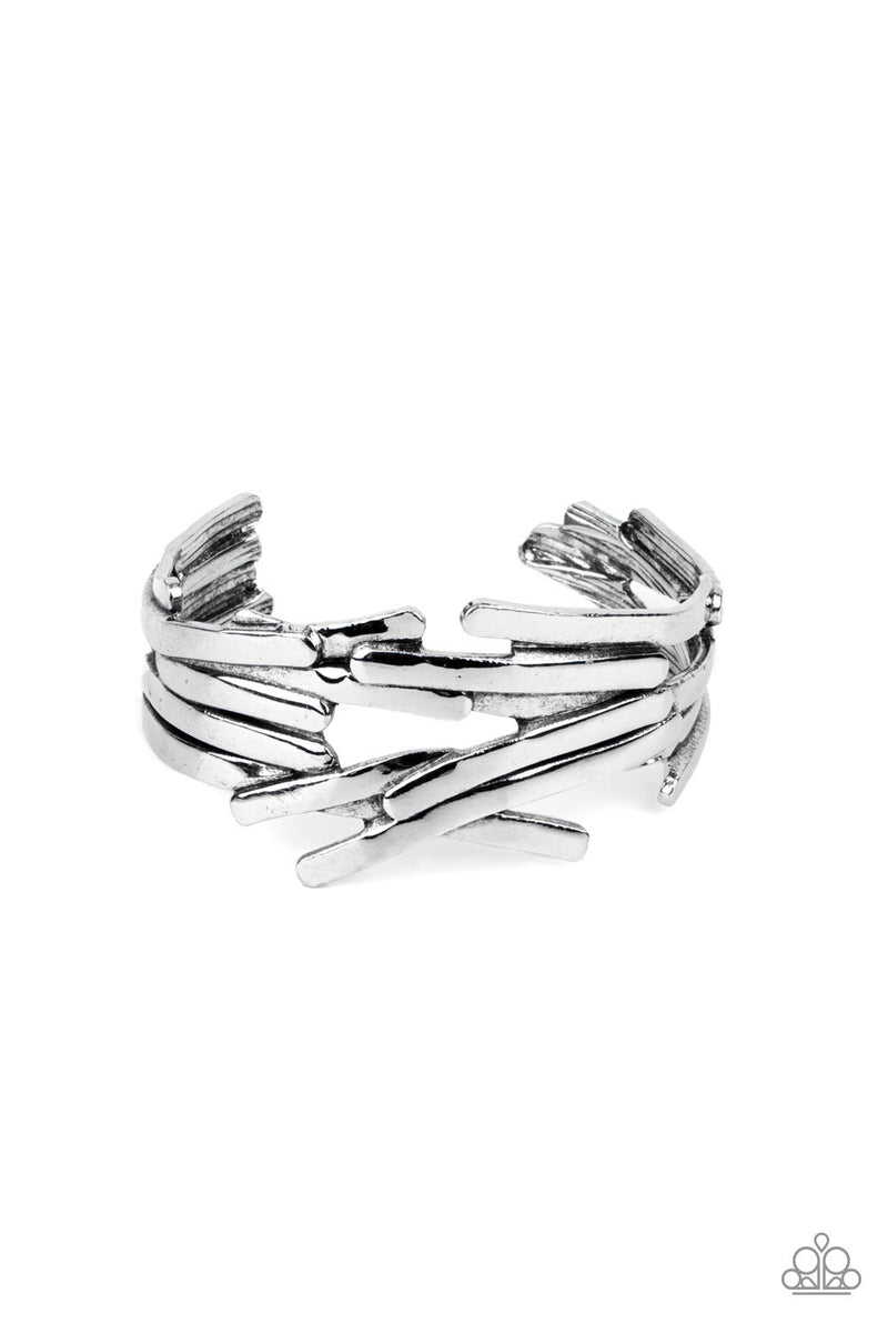 Stockpiled Style - Silver Bracelet - Paparazzi Accessories – Bedazzle ...