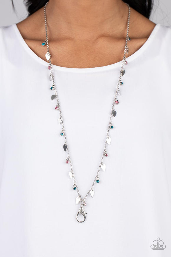 color of the day multi necklace paparazzi