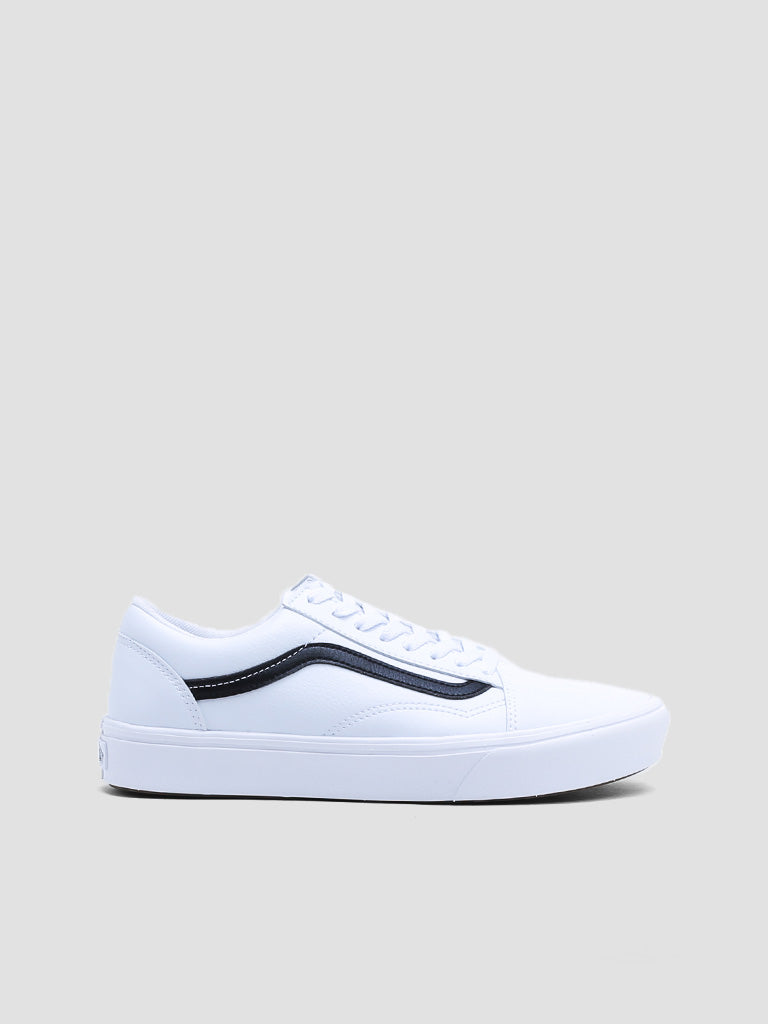 vans old skool leather white