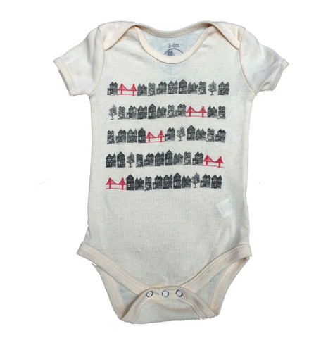 Victorian San Francisco Baby Onesie