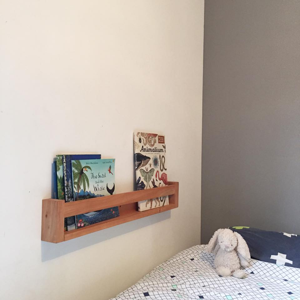 Handmade Wooden Bookshelf Wall Mounted Little Loved