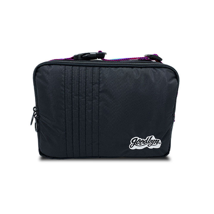 black insulated lunch bag