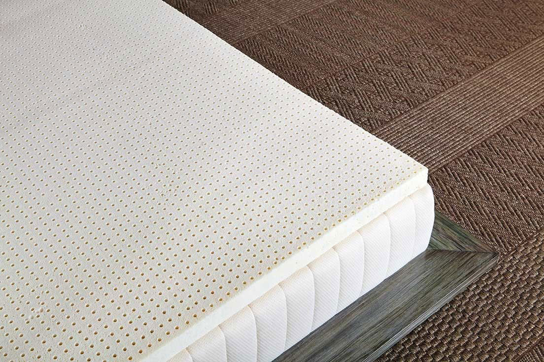 thin latex mattress topper
