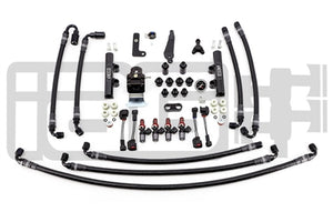 IAG PTFE Flex Fuel System Kit W/ Injectors, Lines, FPR, Fuel Rails - Subaru STI 08-20 - Kaiju Motorsports