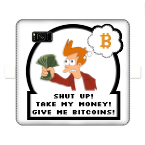 👕 Shut up and take my bitcoin Vollständig bedrucktes Bitcoin Case - Best Bitcoin Shirt Shop für Deutschland, Österreich, Schweiz. Top Qualität, 3-5 Tage geliefert und Krypto, Paypal Zahlung