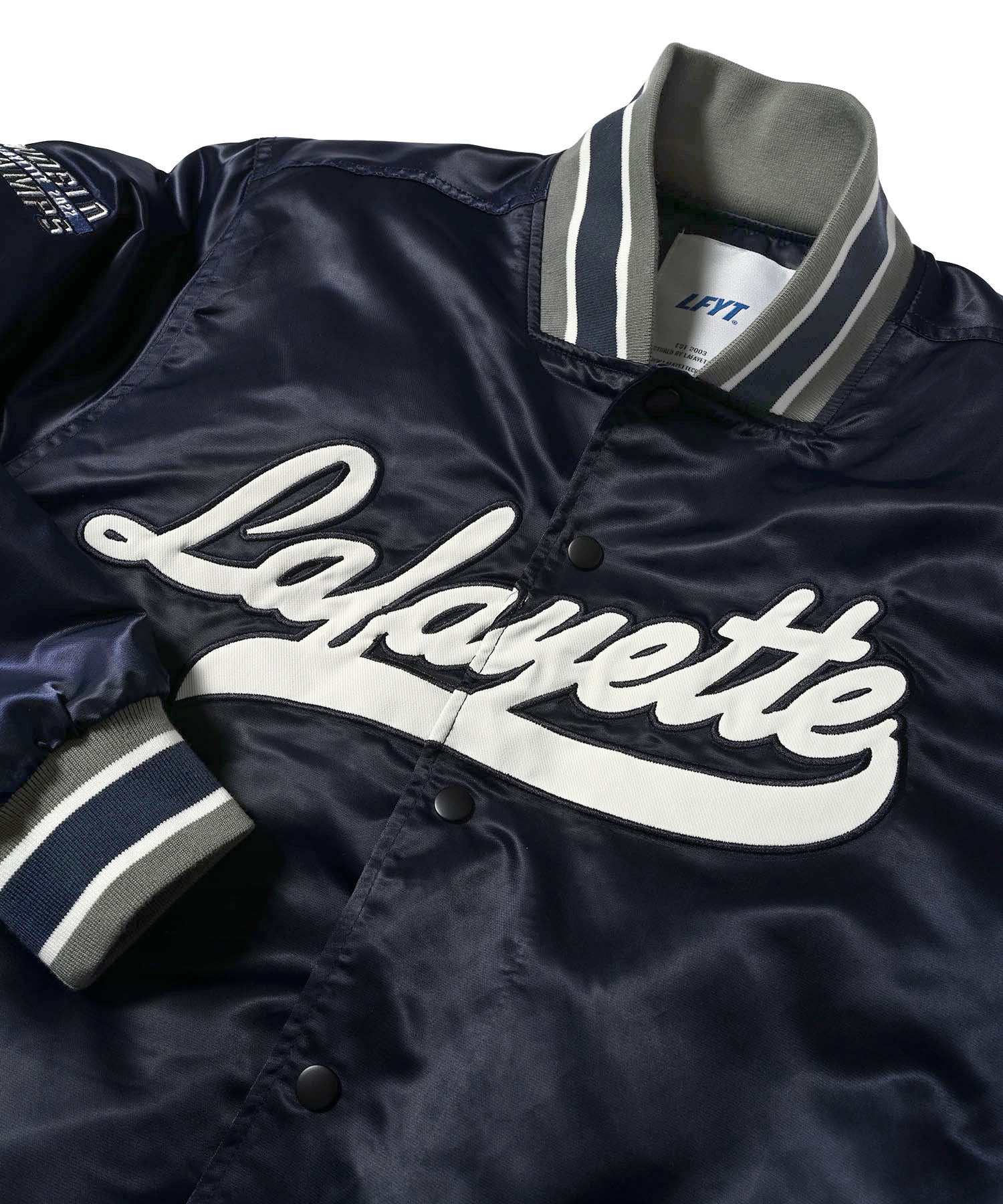 LFYT World Champs Satin Varsity Jacket – PRIVILEGE New York