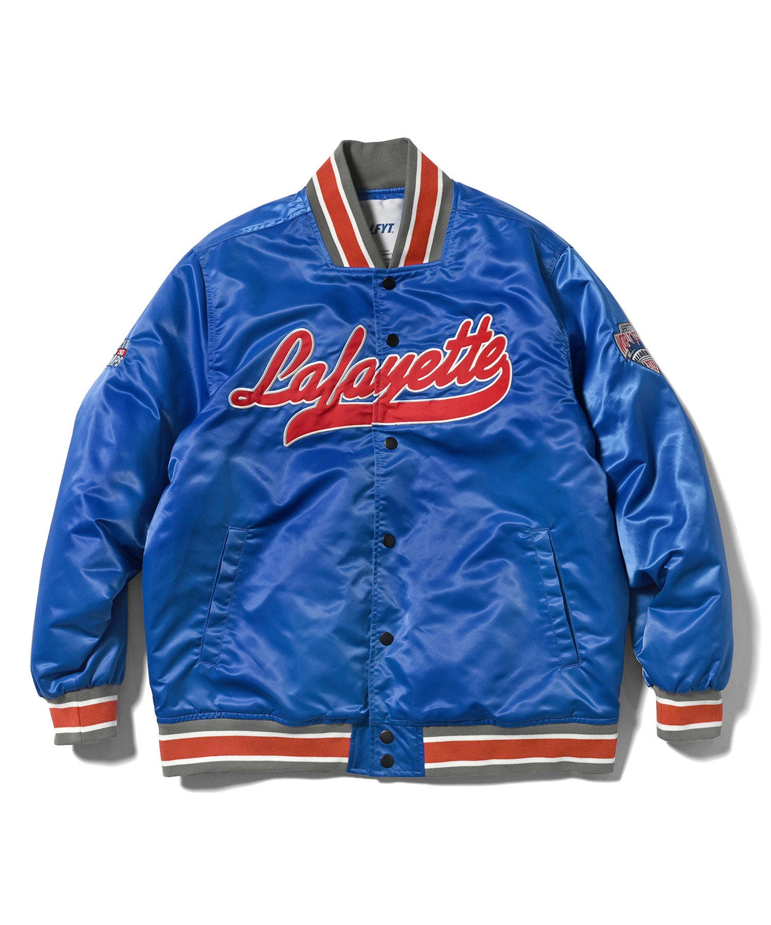 LFYT World Champs Satin Varsity Jacket – PRIVILEGE New York