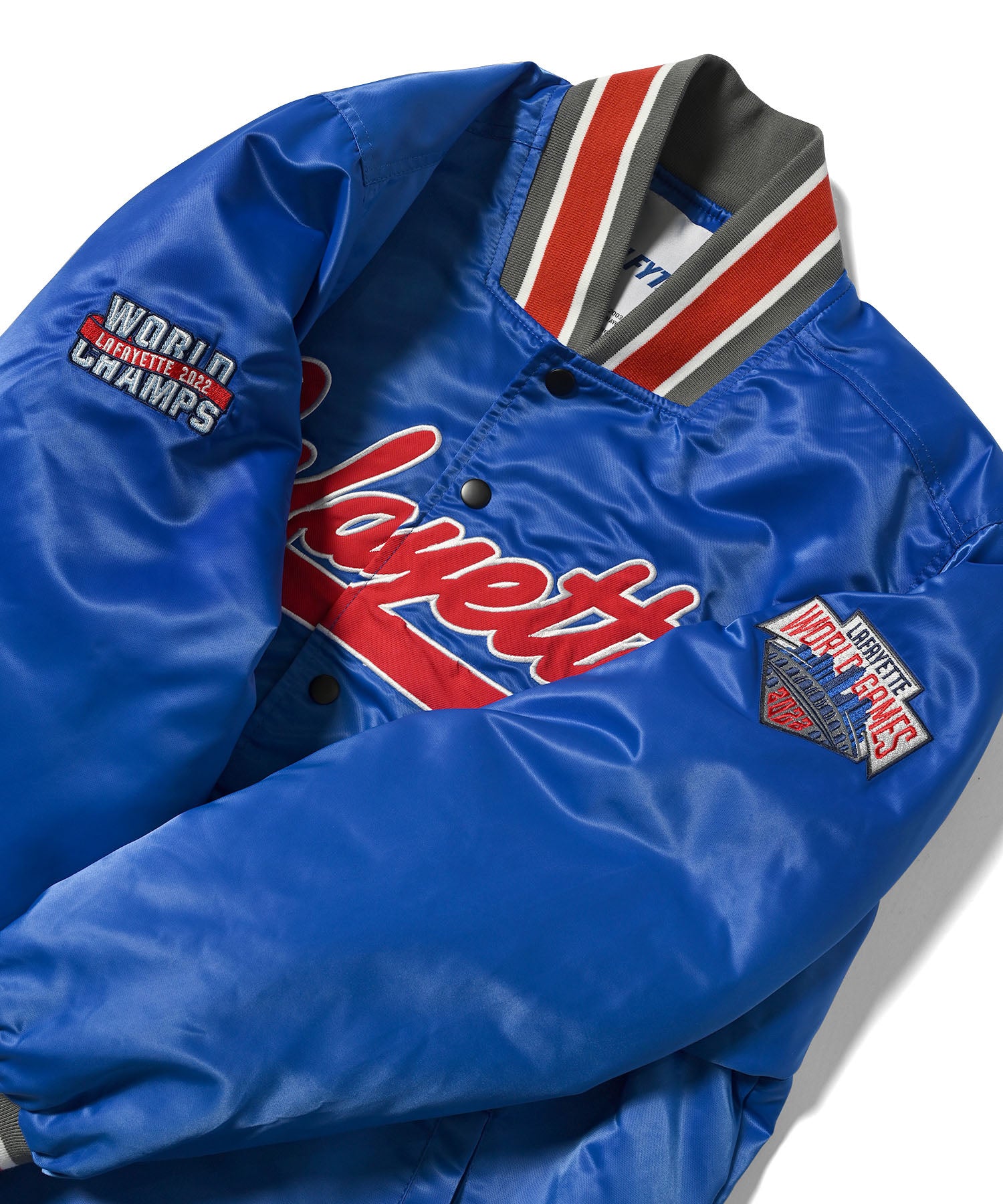 LFYT World Champs Satin Varsity Jacket – PRIVILEGE New York