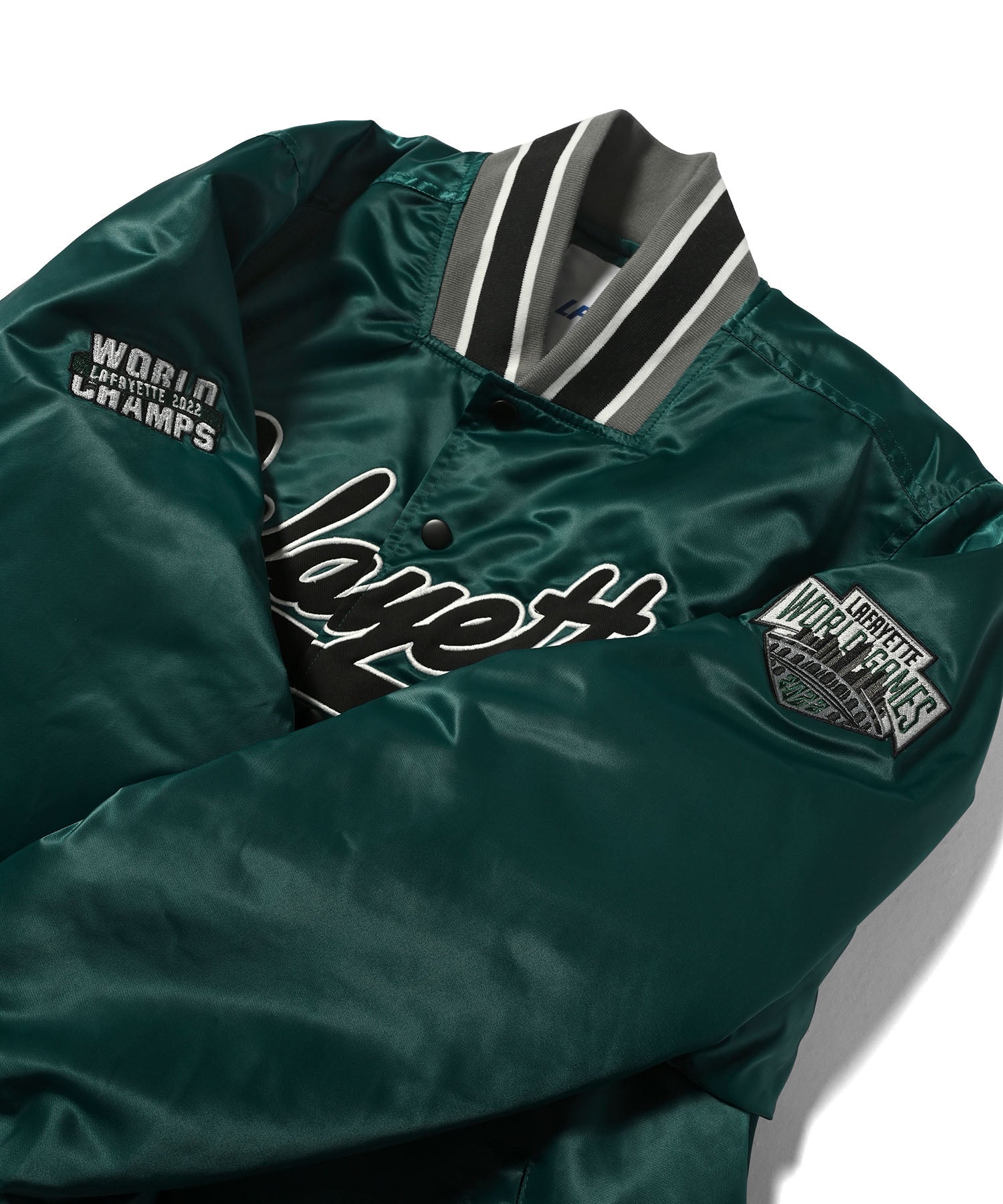 LFYT World Champs Satin Varsity Jacket – PRIVILEGE New York