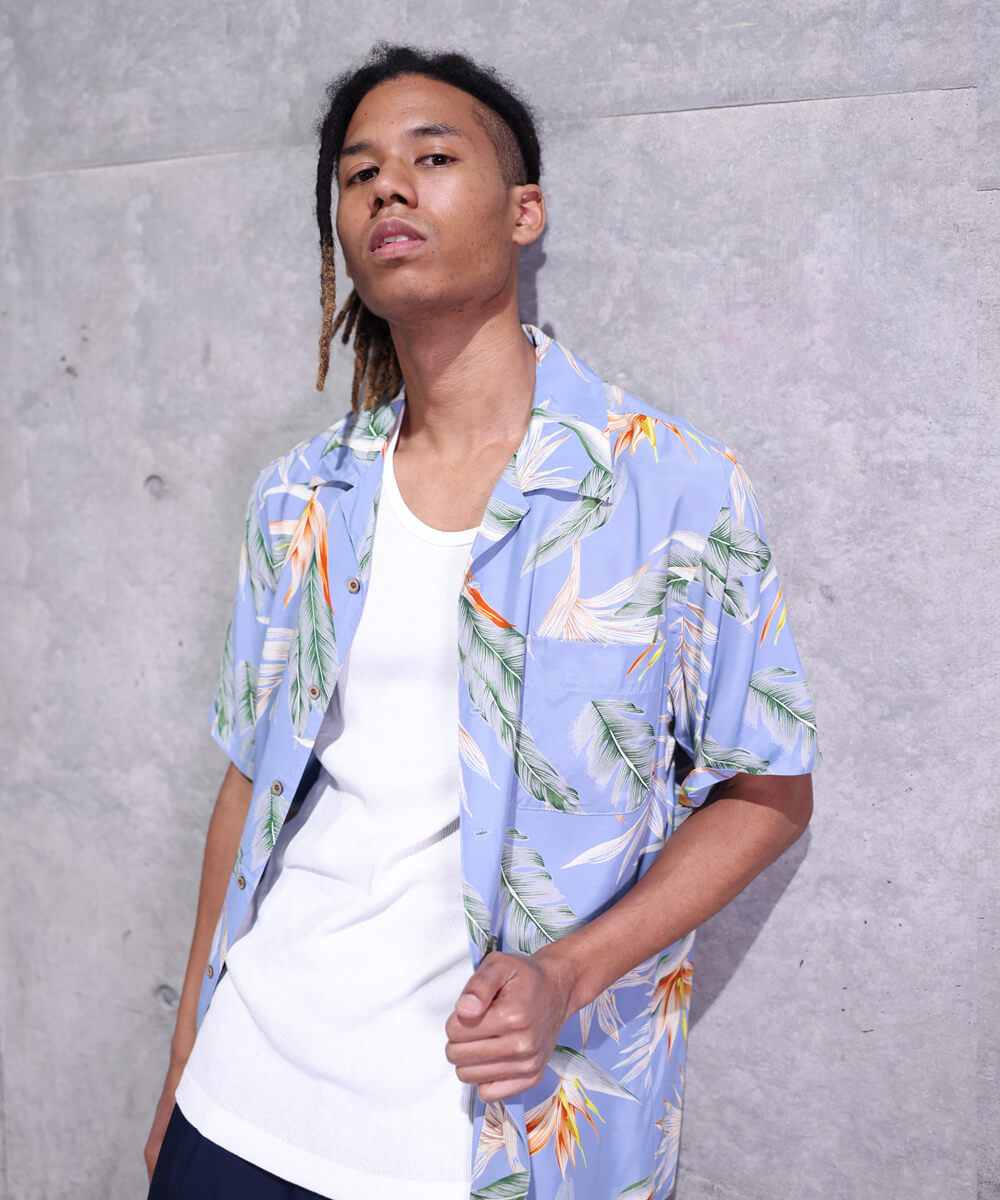 LFYT Birds of Paradise Button Up Shirt