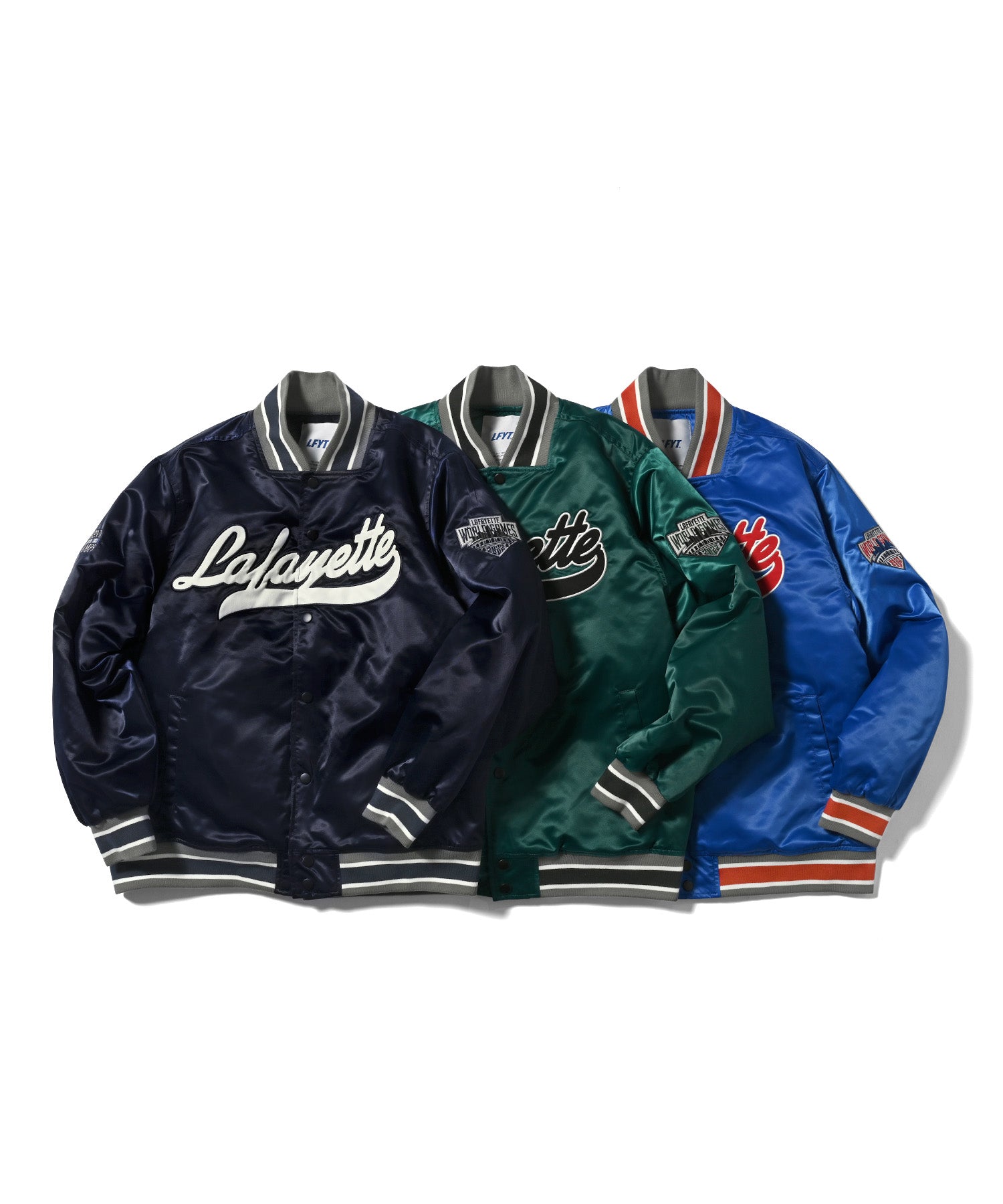 LFYT World Champs Satin Varsity Jacket – PRIVILEGE New York