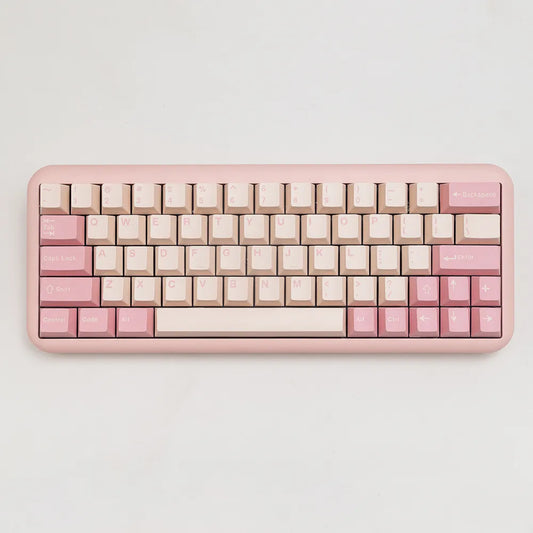 MaxCustom Arctic Light PBT Double-shot Keycaps Set