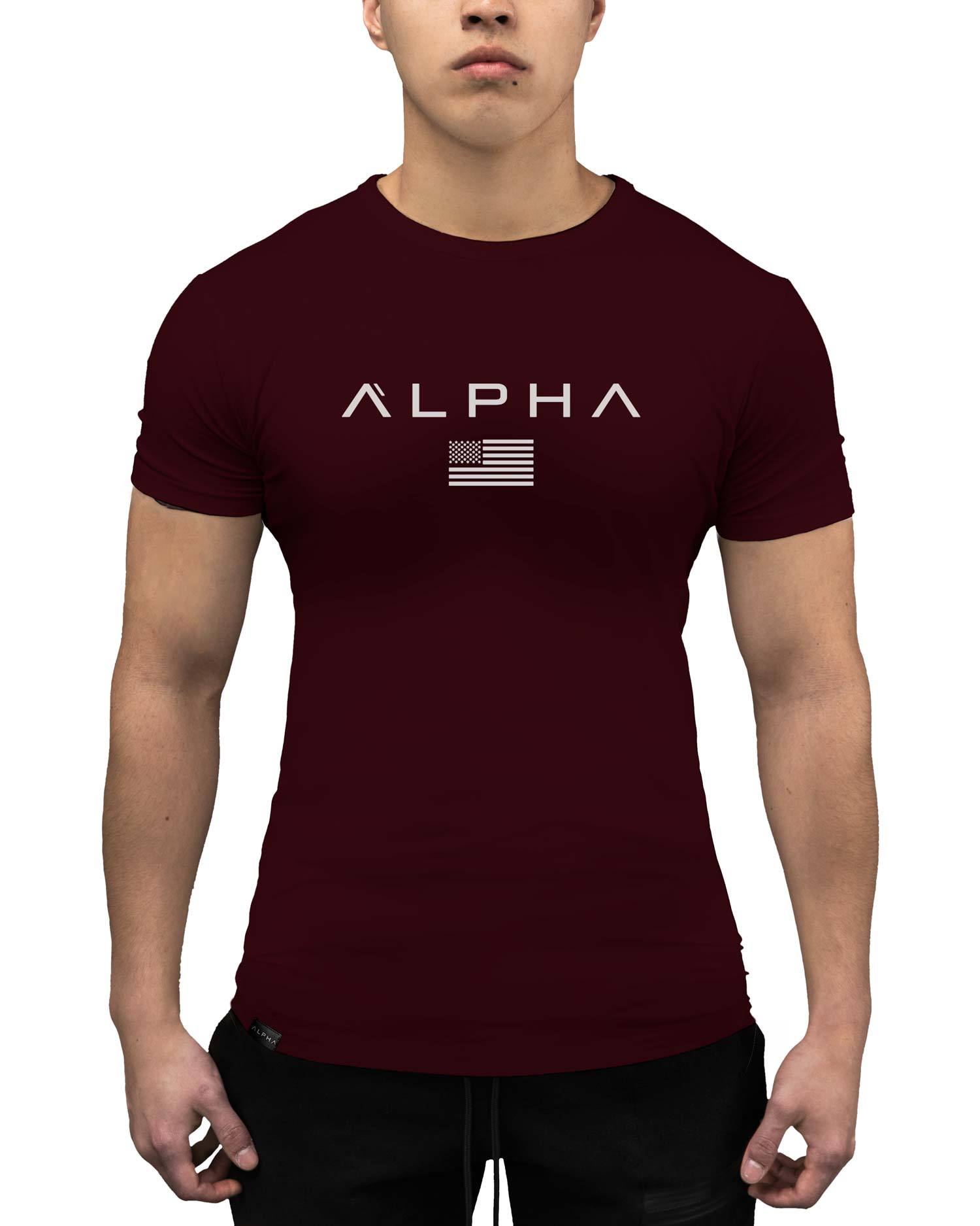 Alpha Flag Athleti-Fit™ Tee - Forge 