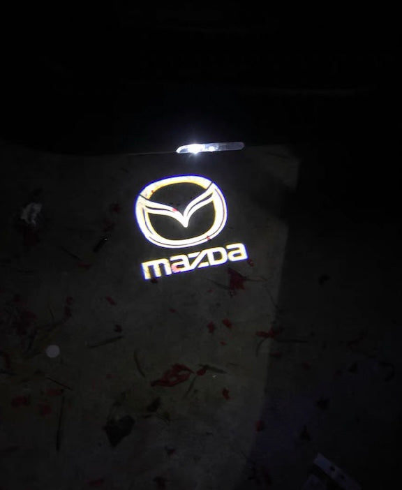 Lumière de Bienvenue de Porte de Voiture pour Mazda 6, Lumière de  Projecteur de Voiture Projecteur de Logo, Entrée Porte Éclairage  Projection,1pcs