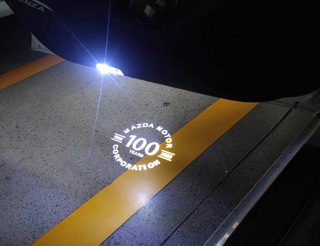 Lumière de Bienvenue de Porte de Voiture pour Mazda 6, Lumière de  Projecteur de Voiture Projecteur de Logo, Entrée Porte Éclairage  Projection,1pcs