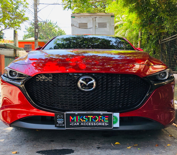 mazda 3 plate holder