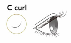 C Curl Eyelash