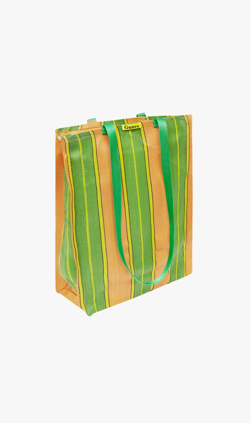 Anine Bing Rio Tote Small in Black and Natural Stripe – Cloth