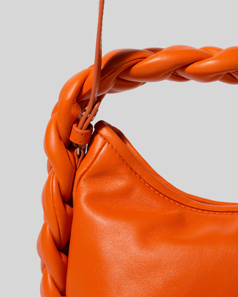 HEREU: Espiga mini bag in padded nappa leather - Cream