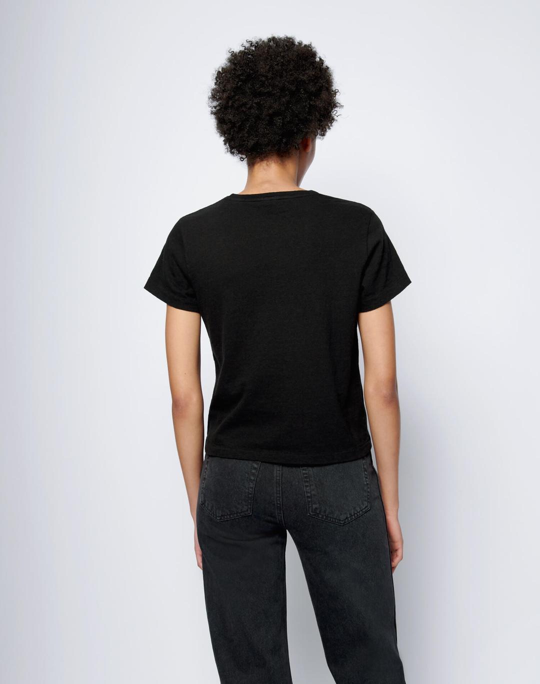 Re Done Womens T Shirt RE/DONE | Classic Tee - Black