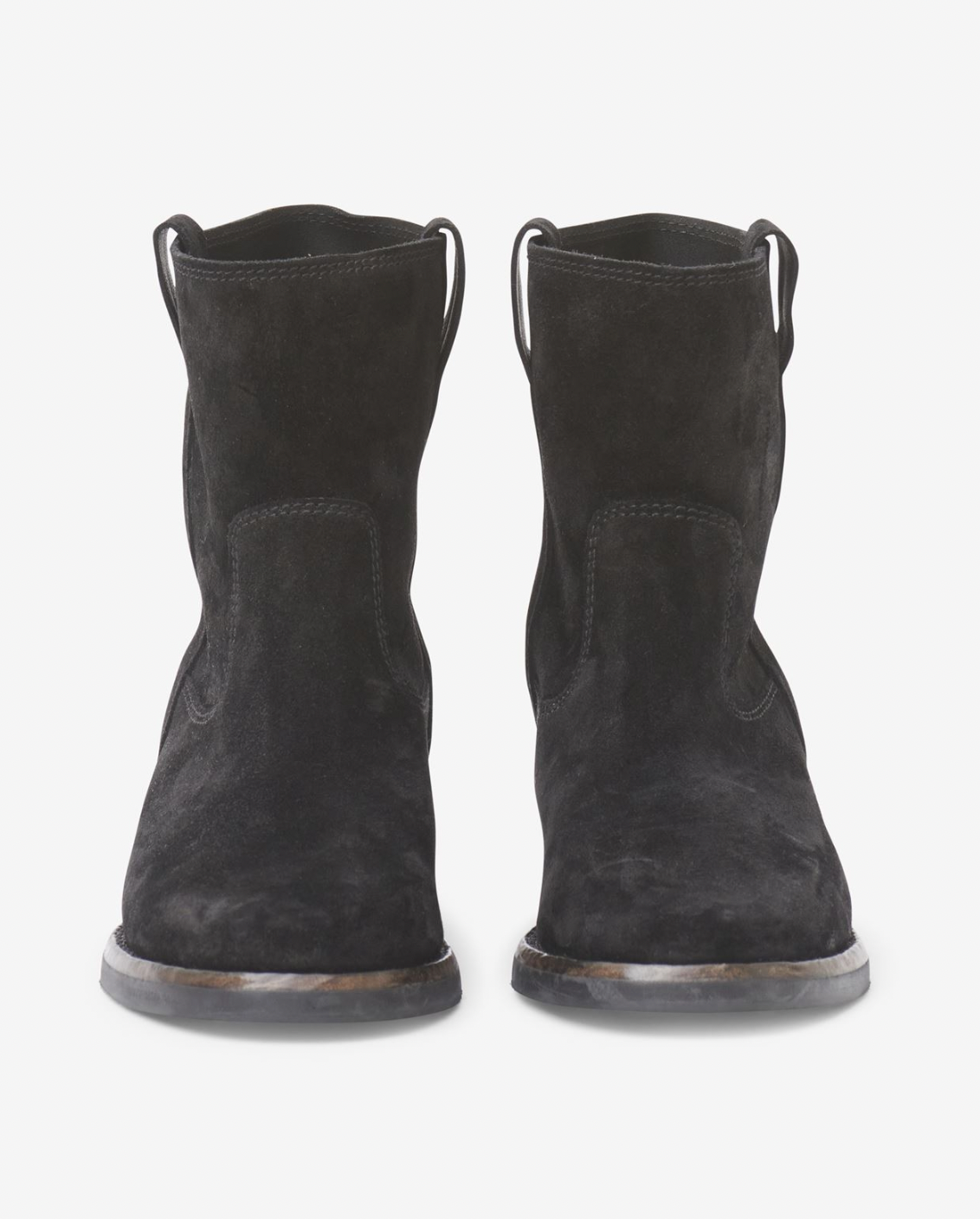 ISABEL MARANT 60mm leather boots - Black