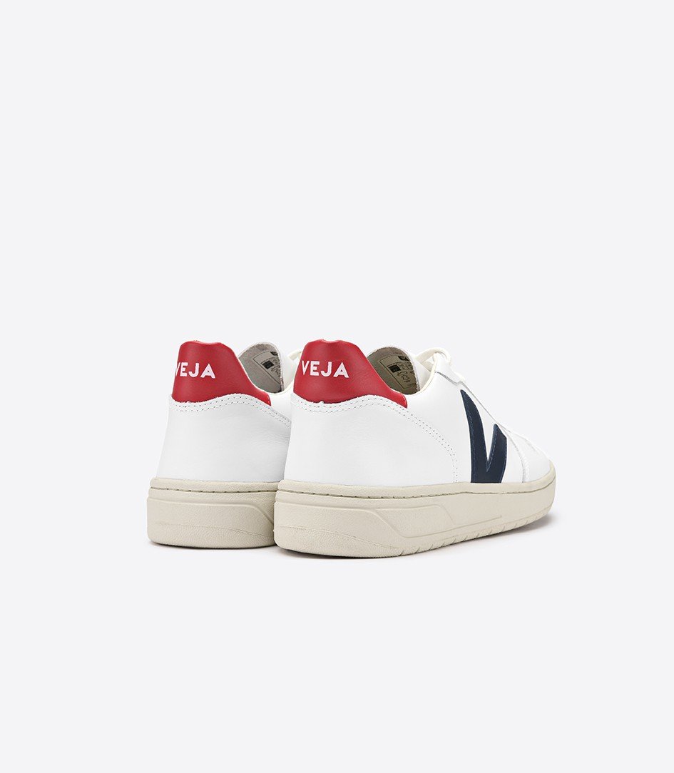 Veja | V10 Leather Sneakers - White 