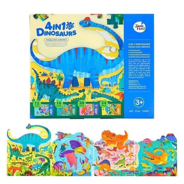 Puzzle Dinosaure Phosphorescent - Dino Jurassic