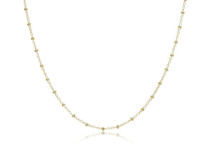 15in Simplicity 2mm Gold Necklace - Bodega Nantucket