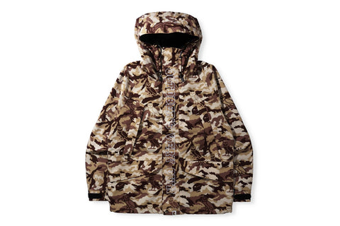 BAPE X OVO WOODLAND CAMO DOWN VEST XL