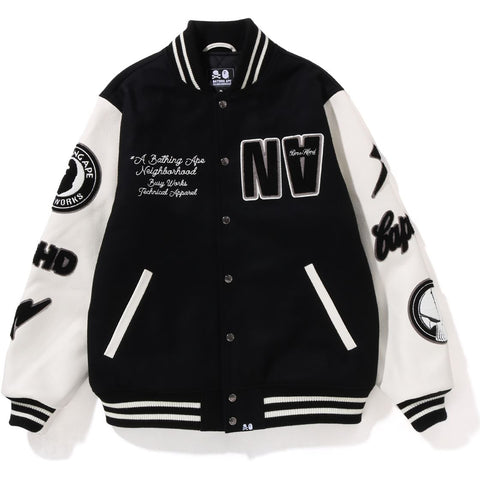 BAPE NBHD VARSITY JACKET Neighborhood S-