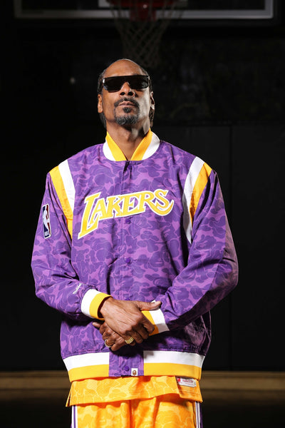 bape lakers jersey purple